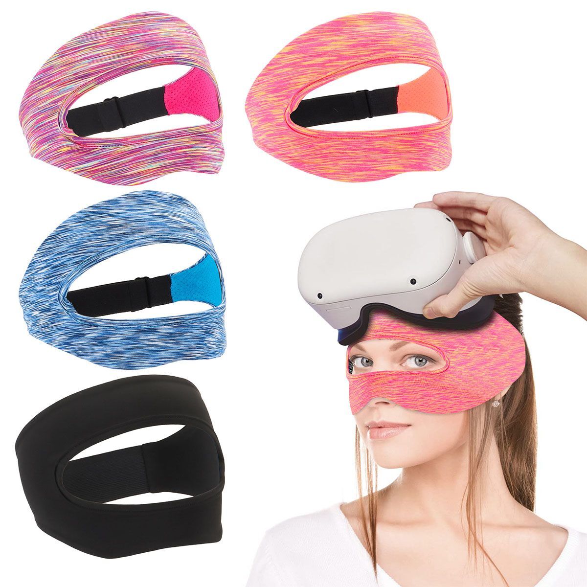 For Oculus Quest VR Headset Home VR Eye Mask Cover Breathable Sweat Band  New