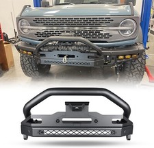 2021-2026 Front Bumper For Ford Bronco Heavy-duty Off-road Winch Mount Protector