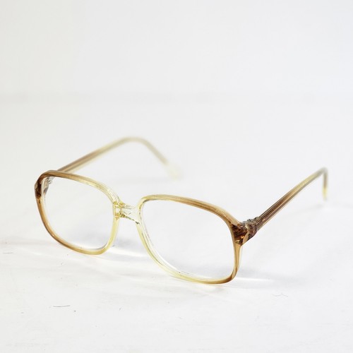 Occhiali da vista oversize donna plastica trasparente originali vintage anni 70 80 lettori +2,50 - Foto 2 di 12