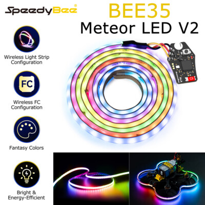 SpeedyBee Wireless Meteor LED Strip Light Unterstützt mit BOOT Flight Controller