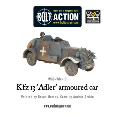 Bolt Action - Kfz 13 'Adler' Deutscher Panzerwagen - Warlord Games