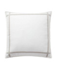 Ralph Lauren Carolyne Frame Woven Euro Pillow Sham 26" X 26" Belgian Linen $135