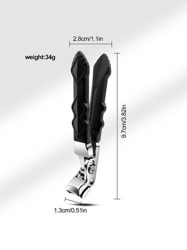 Nagelknipser Für Senioren Dicke Nägel Großer Abgewinkelter Kopf Ergonomis Neu - Bild 10 von 11