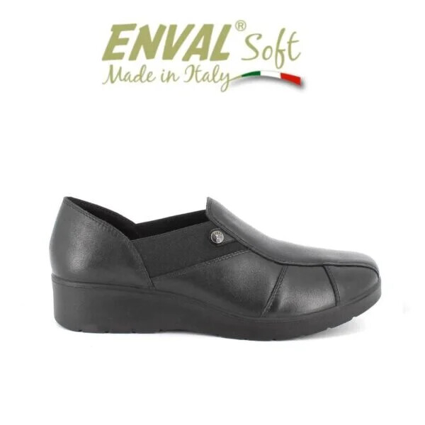 МЯГКОЕ МОКАСИННОЕ КРЕСЛО ENVAL ДЛЯ ZEPPA PELLE DONNA 4755000 NERO MEMORY, РАЗМЕР 35 И 40