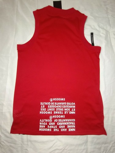 NEW Air Jordan Jumpman Wings Classic Mesh Basketball Jersey, Red, Sz M - Picture 5 of 7