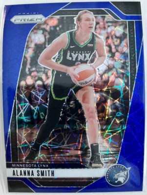 2024 Panini Prizm WNBA Alanna Smith #111 Blue Velocity Prizm *Read Description*
