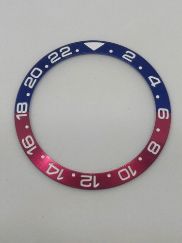 Red / Blue Pepsi Ceramic Bezel Insert for Rolex GMT Master II Outer Ring 