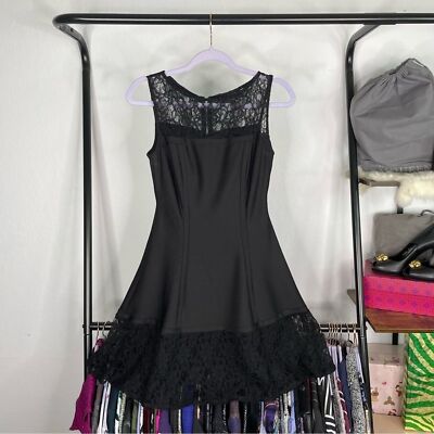 DRESSBARN Collection Black Bandage Fit N Flare Dress | eBay DRESSBARN Collection Black Bandage Fit N Flare Dress | eBay