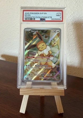 Pokémon Eevee 173 Promo Holo PSA 9 2025 Scarlet & Violet SVP Card