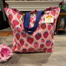 C & C California  Home Canvas Tote Bag  Straw...
