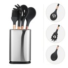 1 set of Spaghetti Server Silicone Noodle Spoon Practical Dense Spoon Colander