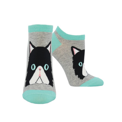 Socksmith Women's Purrfectly Persian Ped Socks