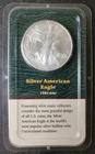2000 $1 American Silver Eagle Dollar in a Littleton Holder