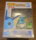 Funko Pop Pokémon Vaporeon Diamond  Collection 2021 With dust cover