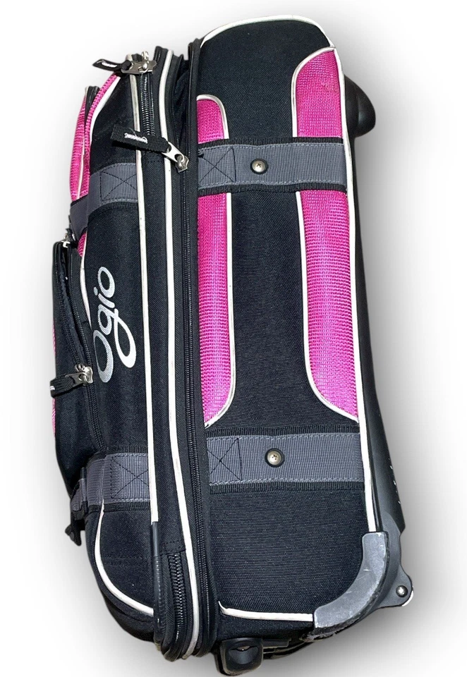 "Maleta/Equipaje con ruedas Ogio Layover negro rosa 24"" logotipo de Microsoft" Foto 3 de 4