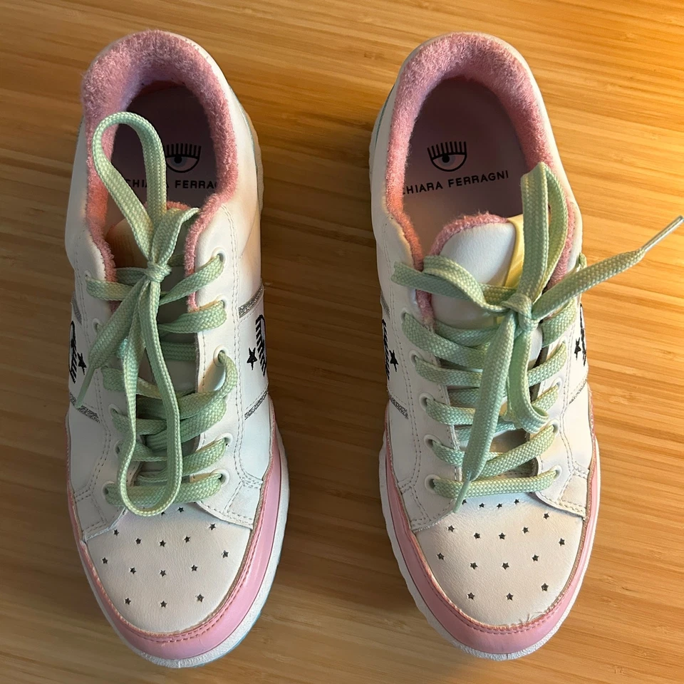 Zapatillas bajas de encaje Chiara Ferragni CF1 talla 11 Foto 2 de 4