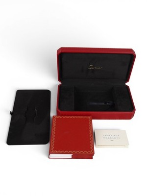 Authentic Cartier Divan Strap Watch Box COWA0015 W/ Warranty Card Pre-owned