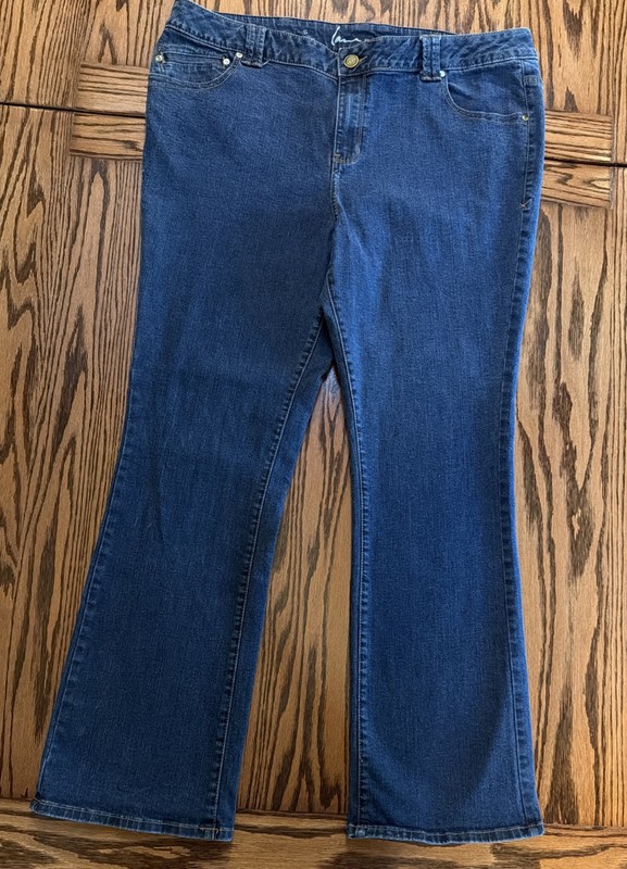 Lane Bryant Slim Boot Genius Fit Jeans Medium Wash Women’s Size 24 average