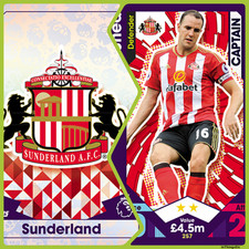 Sunderland – Topps Match Attax 2016-2017 – Base Cards