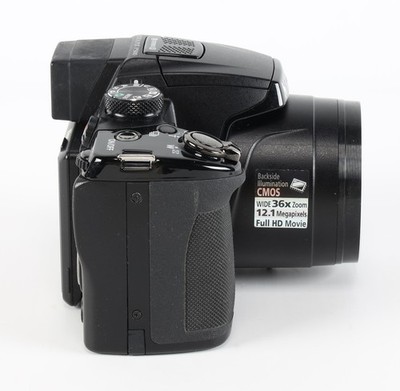 Nikon Coolpix P500 Digital Camera, Black {12.1MP} (Without Battery
