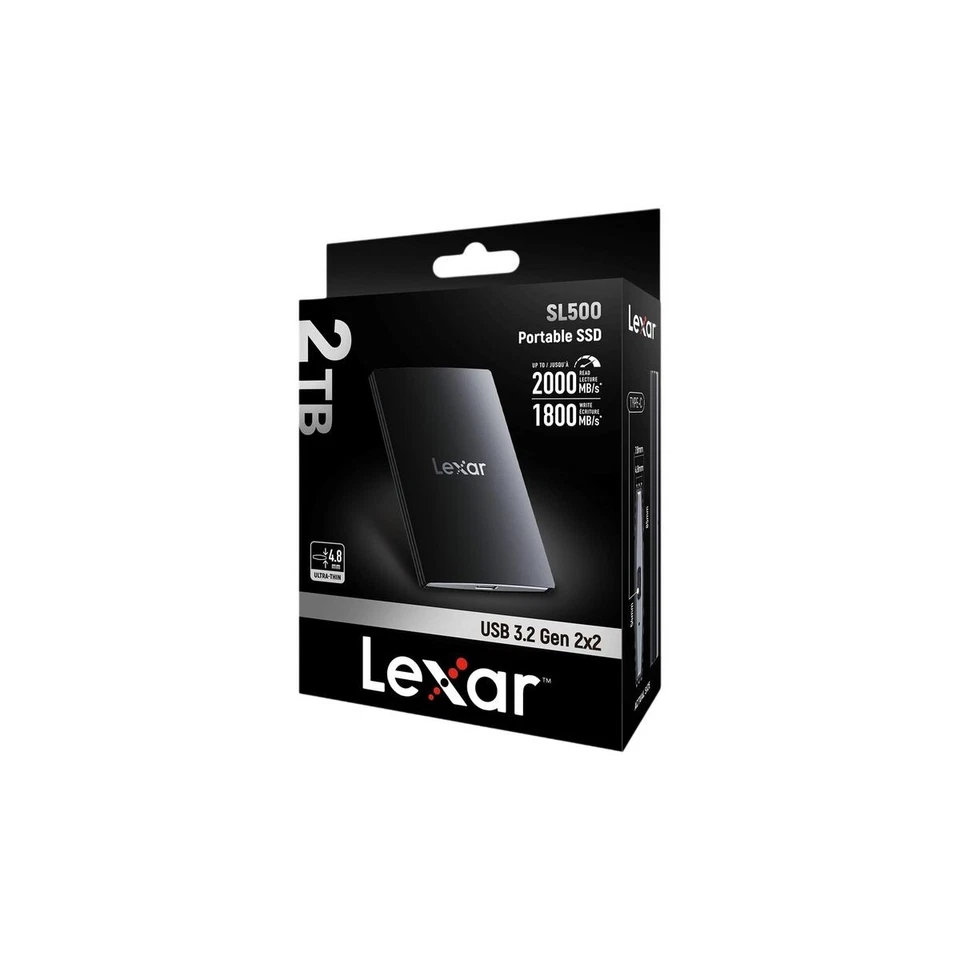 Externe Festplatte Lexar SL200 Schwarz 2 TB SSD - Bild 2 von 4