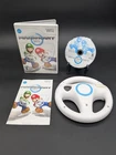 Mario Kart Wii Complete (Nintendo Wii 2008) Bundle With 1 Steering Wheel OEM