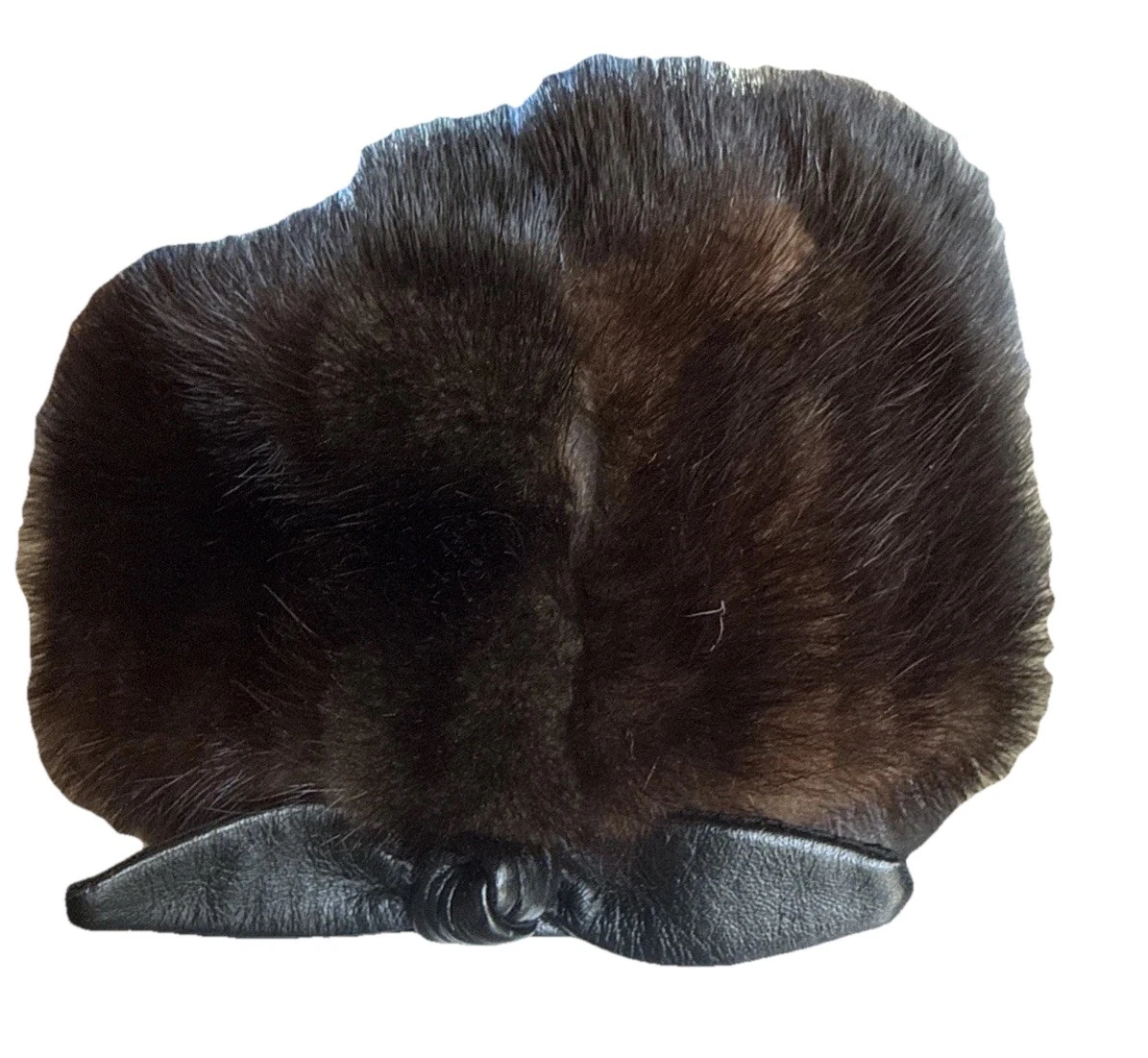 Capellerie Barbisio Hat 1950s Vintage - Fur, Felt & Leather Furry barbisio fedora hat - Gem main image 3