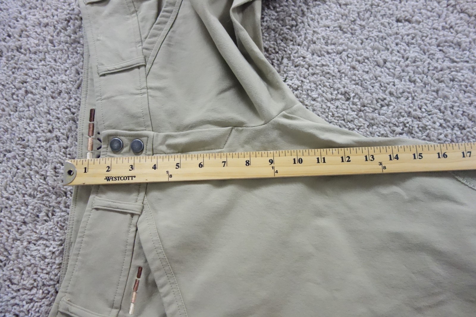 Alexus Smartpak Pants Womens 28 Beige Breeches Equestrian Riding Performance