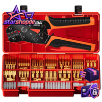 Crimpzangen Set Flachstecker 2,8-6,3Mm 14-Teilig FüR Auto Motorrad