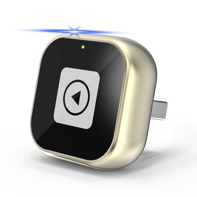 Adaptador 2 en 1 mini USB con cable a inalámbrico para CarPlay/Android Auto Box
