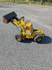 Vintage Mighty Tonka Diesel Front End Loader 1970's Pressed Steel Yellow