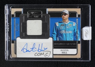 2025 Panini Turn Four Guarded Graphs 7/20 Austin Hill #GG-AHL Auto 2a5