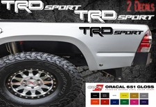 Trd Sport Decals Toyota Tundra Tacoma Truck Bed Vinyl Stickers X2 2012-2020