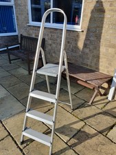 Clima  4 tread  Aluminium Step Ladder Folding and lightweight - collect only