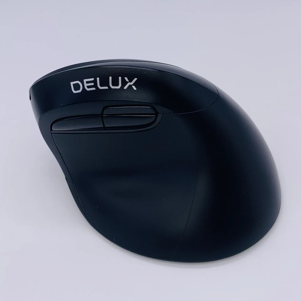 *NO RGB* Delux M618mini Wireless Ergonomic Mouse Bluetooth 2.4ghz Right Handed - Image 2 of 4