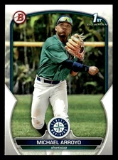 Michael Arroyo 2023 Bowman #BP-63 1st Prospects Seattle Mariners