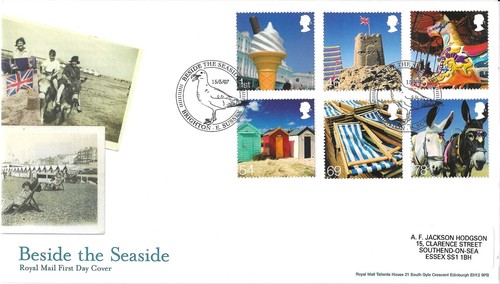 GB 2007 Besides The Seaside FDC with Brighton, East Sussex special postmark