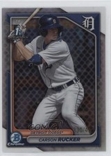 2024 Bowman Chrome Prospects Refractor 330/499 Carson Rucker #BCP-65 1g5l
