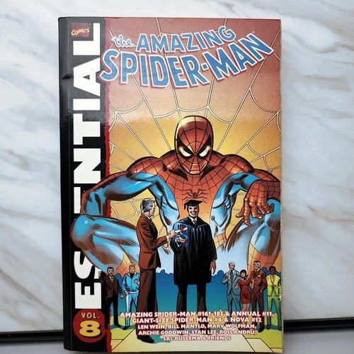 Essential Spider-Man Vol 8 TPB Marvel Amazing #161-185+Annual 11+Nova 12