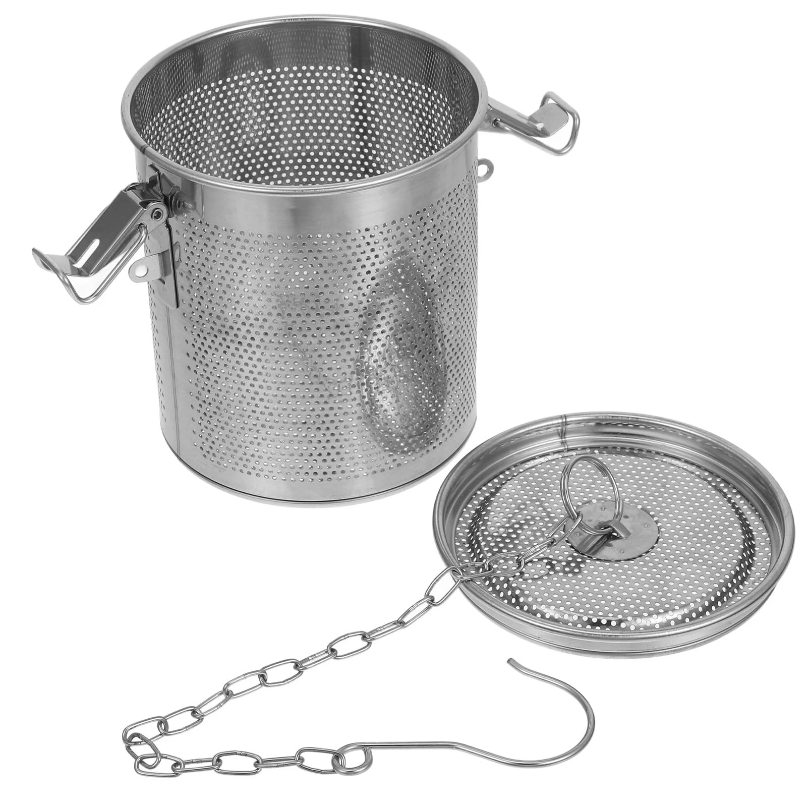 Large Spice Infuser 4.5" x 5.1" Stainless Steel Seasoning Filter with Buckled...