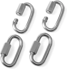 Stainless Steel Oval Quick Link Carabiners
