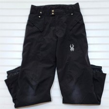 Spyder Girls Black Snow Pants Ski Pants Size 12