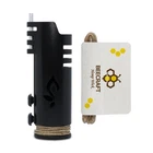 Wrapper Hemp Wick Lighter (Black) 1 Count (Pack of 1), Black