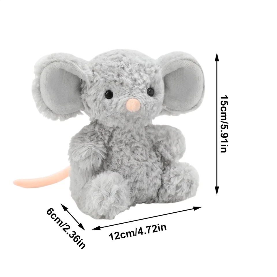 Jelly Cat Yummy Mouse Soft Stuffed Toys Animal Toy Gift Brand New 12x6x15 cm - Image 2 of 4