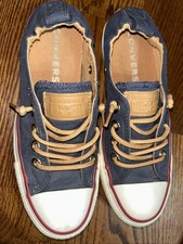 Converse All Star Shoreline Women's Size 5 Slip On Shoes Navy Blue