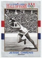 Jesse Owens 1991 Impel U.S. Olympic Hall of Fame #1  Ohio State Buckeyes  #2