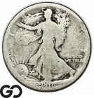 1916-D Walking Liberty Half Dollar, Better Date First Year Issue