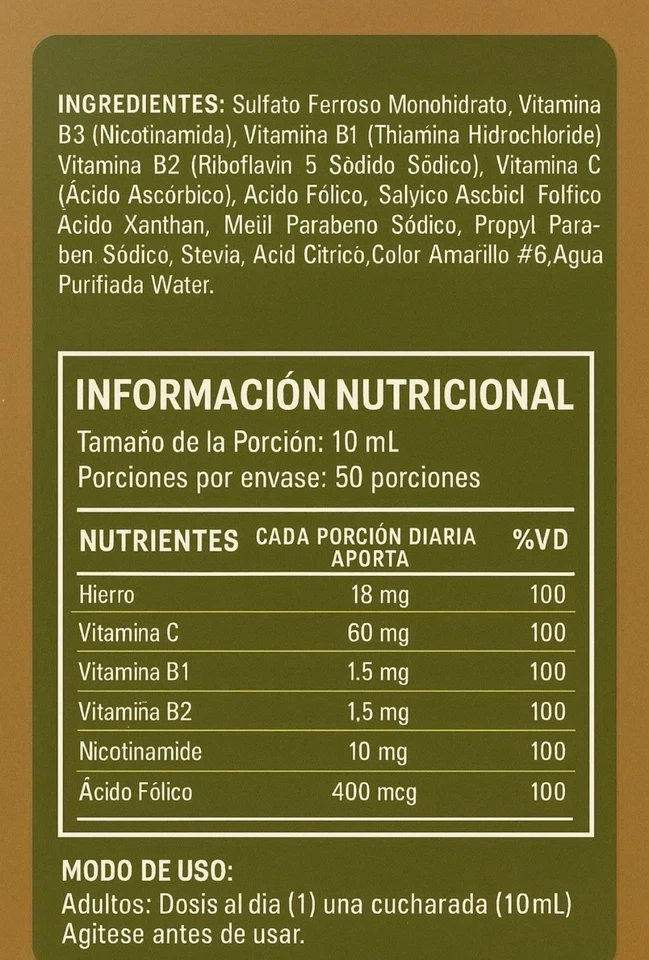 ✅ X3 Botellas VITAFER L GOLD Multivitamínico 500ml 🔥ORIGINA🔥 Foto 3 de 3