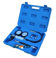 Druckverlusttester KompressionsdruckprüFer FüR Benzin Druck 0-7 Bar 0-100 Psi