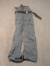 Lakes N Rivers Overalls Mens Large Gray Frigid Wear Lined Bib Suspenders Outdoor